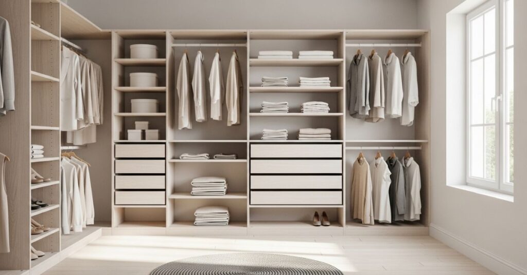 Minimalist Walk-In Closet Designs