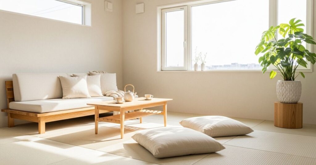 Minimalist Zen Living Room