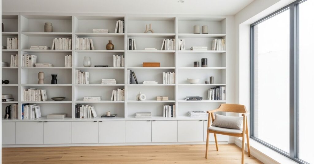 Modern Minimalist Home Library Ideas