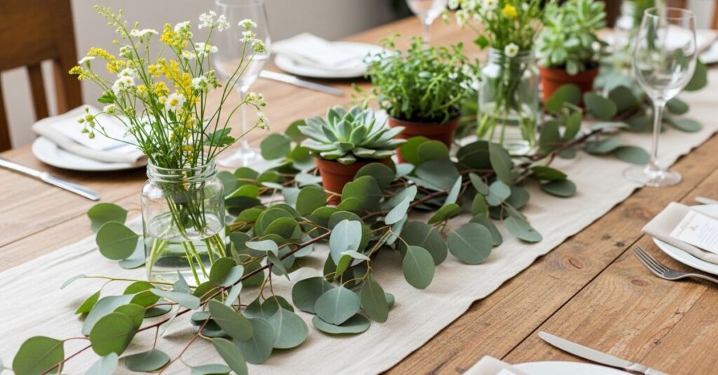 Natural and Botanical Table Runners