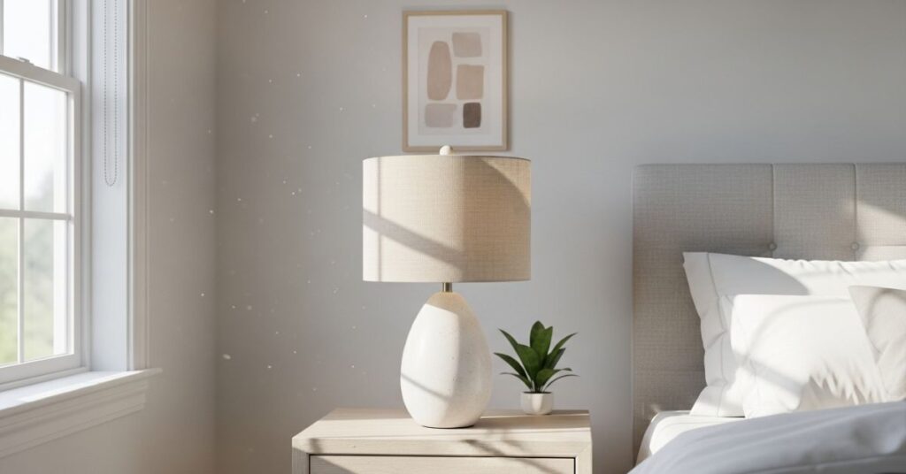 Neutral Tone Stylish Table Lamps for Calm Spaces