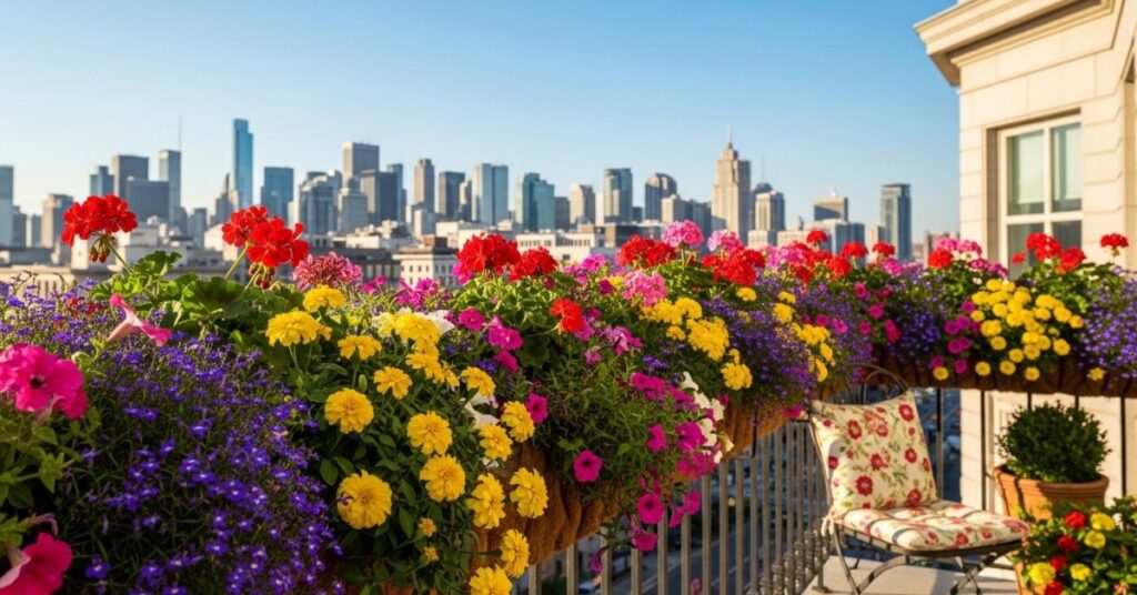 Railing Planters for Extra Space
