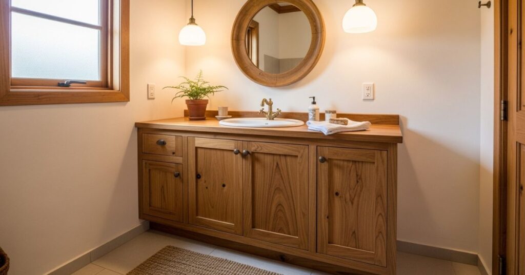 Rustic Wooden Vanity Designs