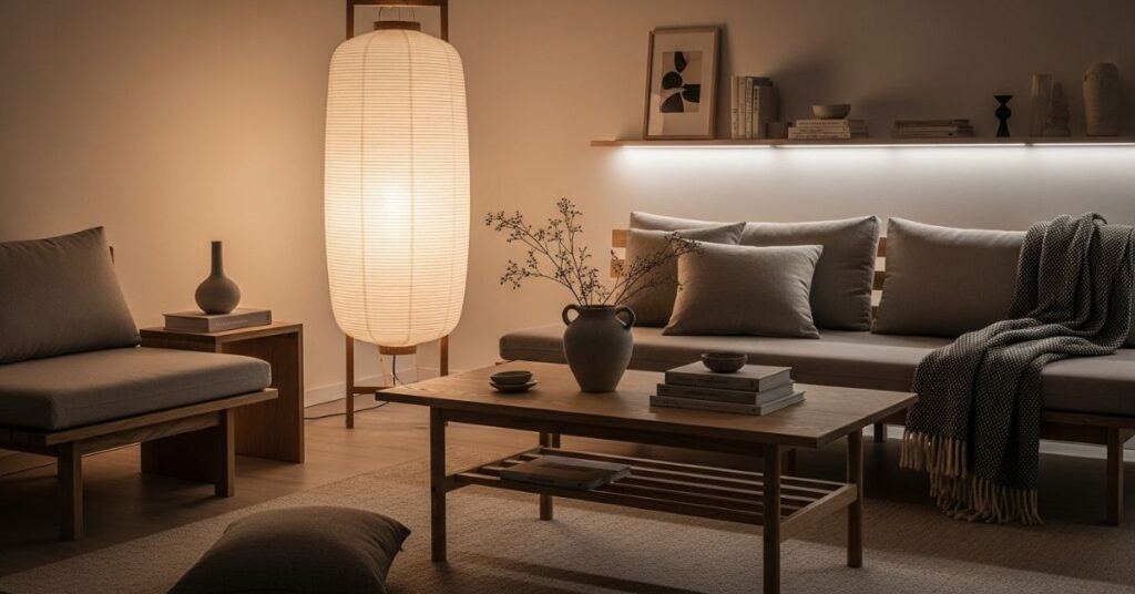 Soft Lighting Ideas for Japandi Interiors
