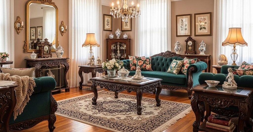Timeless Victorian-Inspired Living Rooms
