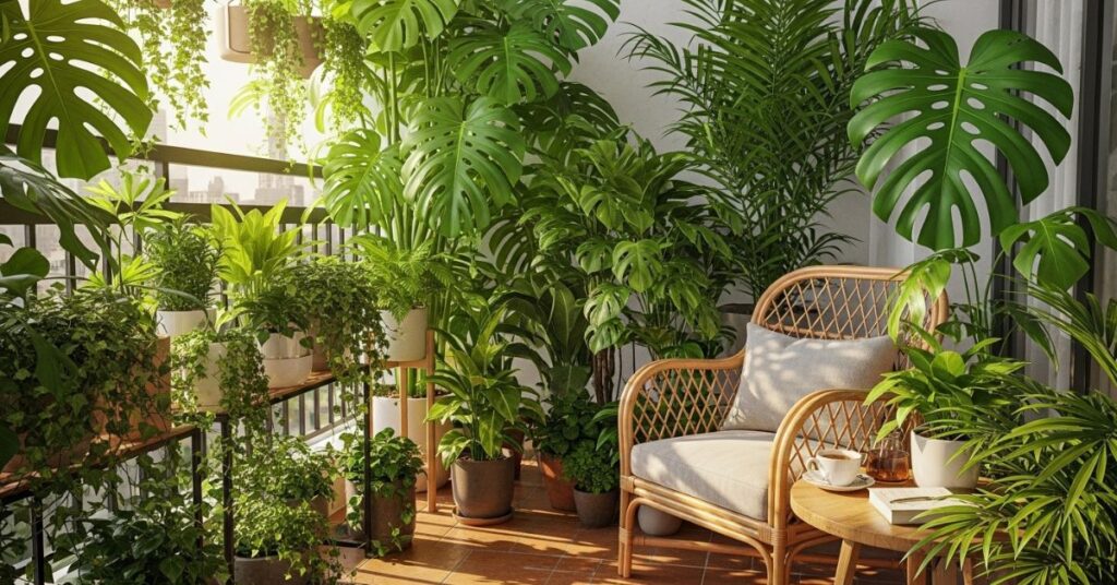 Tropical Jungle Balcony Theme