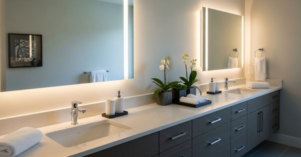Vanities with Double Sinks