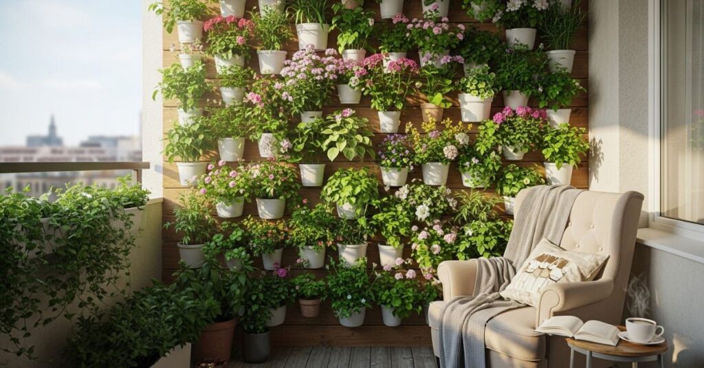 Vertical Balcony Garden Wall