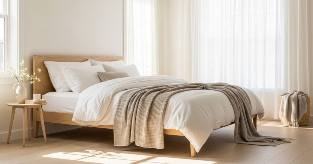 Warm Whites for a Minimalist Escape