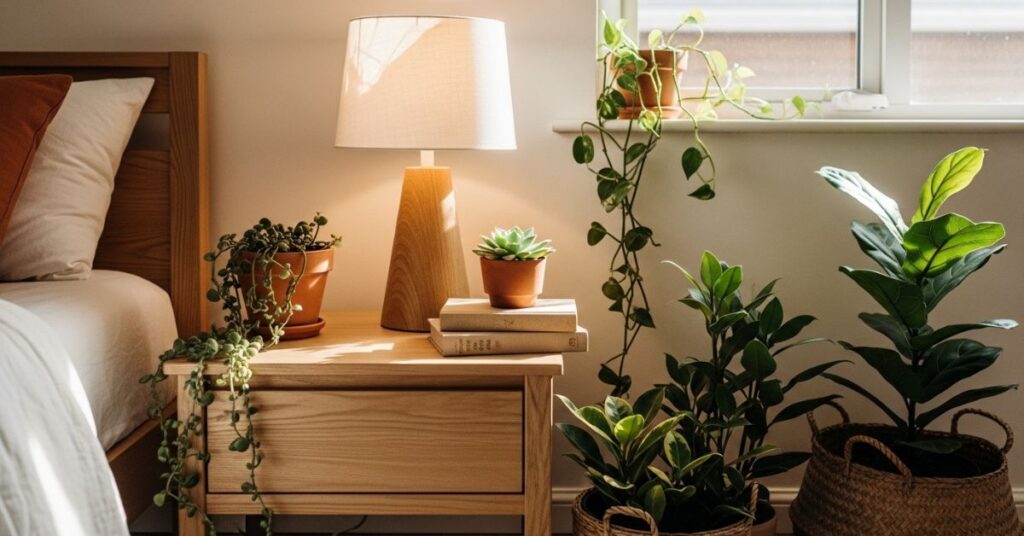 Wooden Base Table Lamps for Natural Aesthetic