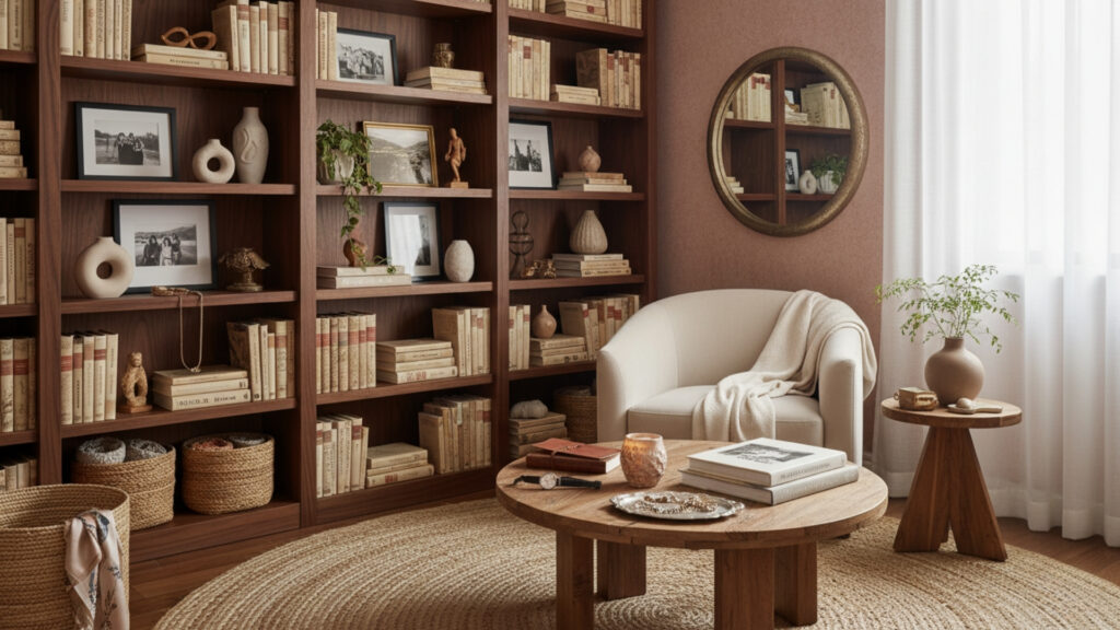 Adding Personal Touches to a Stylish Woman's Cave