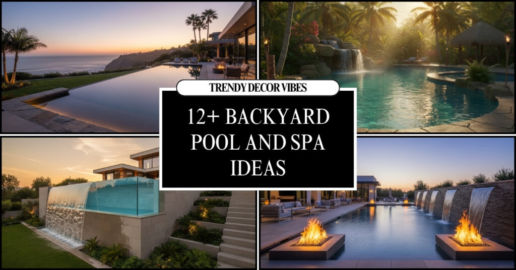backyard pool and spa ideas
