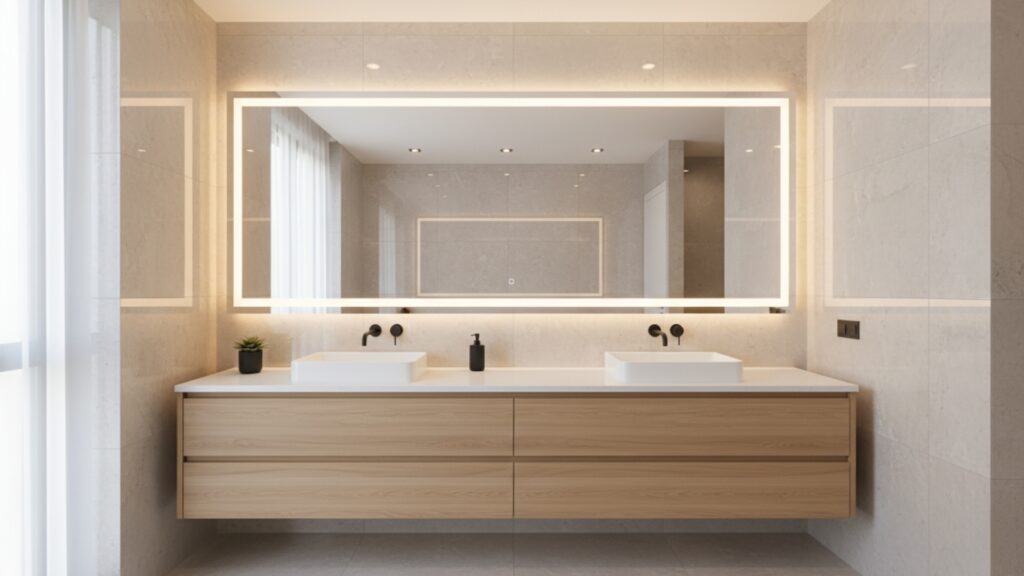 Bathroom Mirrors That Enhance Space and Light