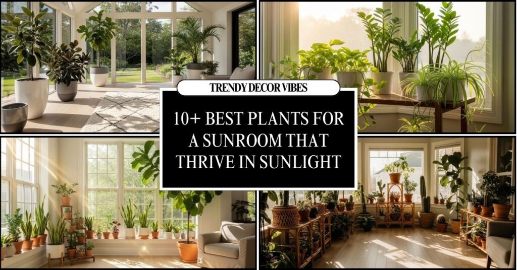 best plants for a sunroom