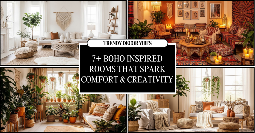 boho inspired rooms