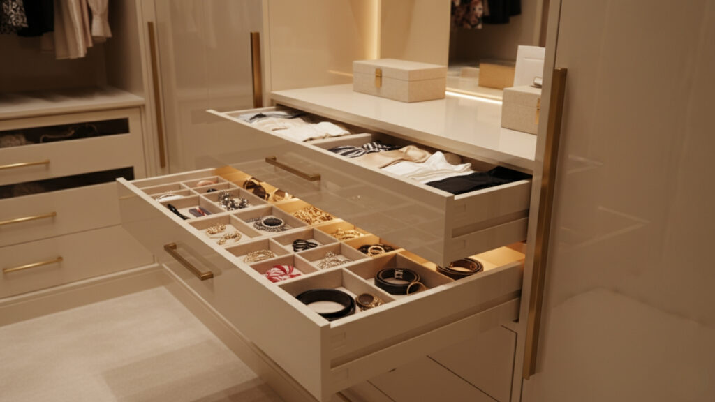 Built-In Drawer Systems for Hidden Storage