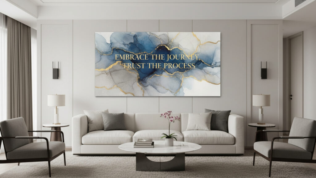 Canvas Art with Abstract Background Textures