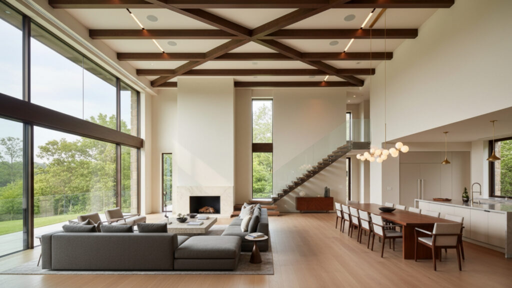 Ceiling Design Impact on Open Concept Floor Plans