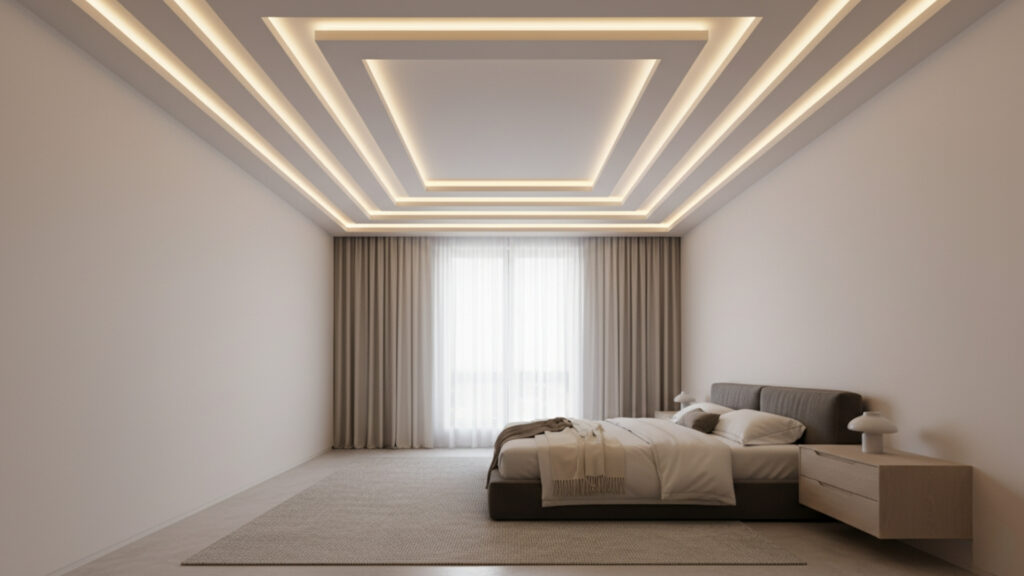 cove lighting for soft ambient glow