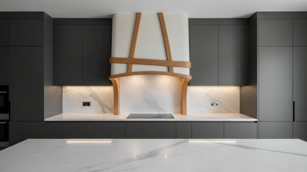 Custom Range Hood with Sculptural Appeal