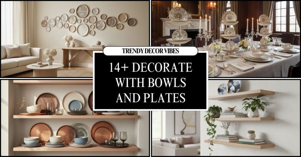 15 Decorate With Bowls and Plates to Elevate Home Style