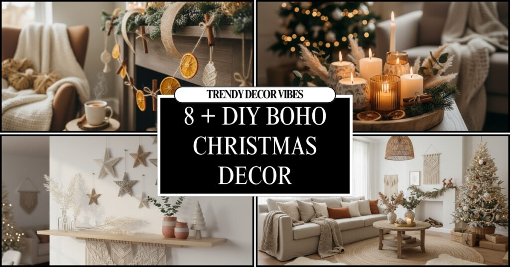 diy boho christmas decor