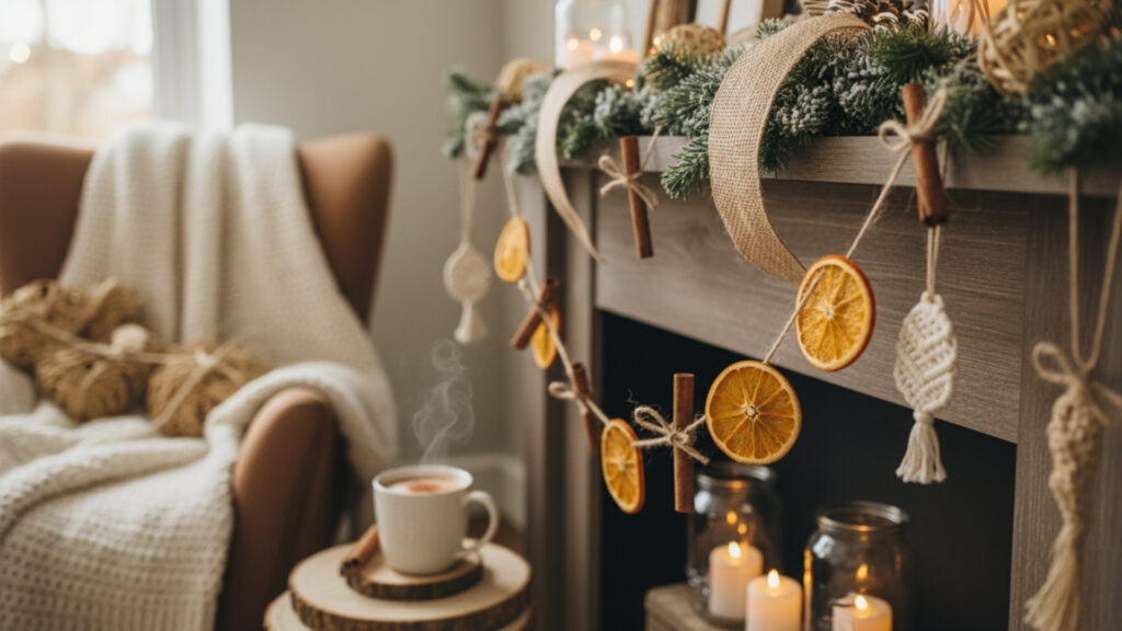 Dried Orange and Cinnamon Decor for Natural Warmth