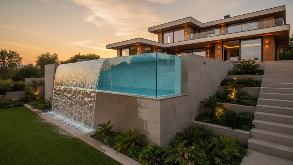 Elevated Pools for Dramatic Impact