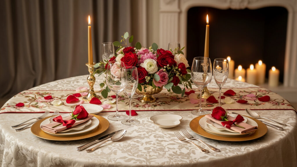 Elevated Romantic Dining Table Styling