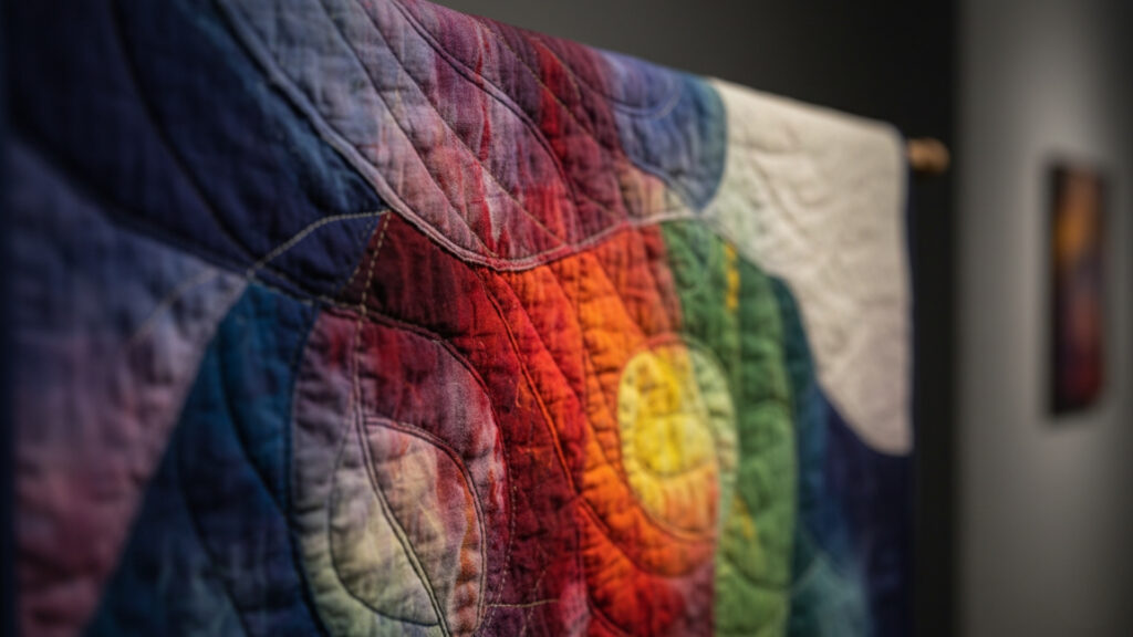 emotional expression through abstract quilt designs