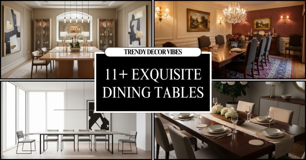 exquisite dining tables