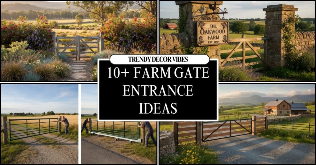 farm gate entrance ideas 1