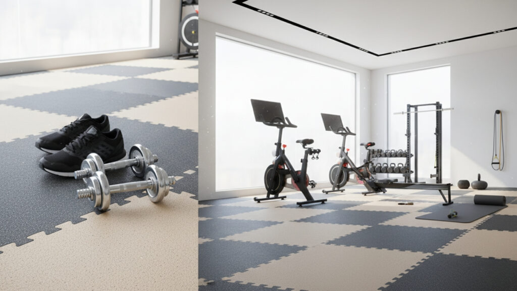 Flooring Options That Support Safe Home Gym Designs