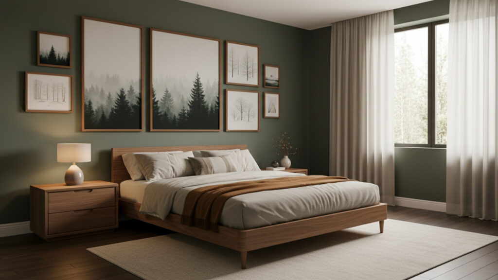 Forest-Inspired Artwork for Subtle Thematic Touches