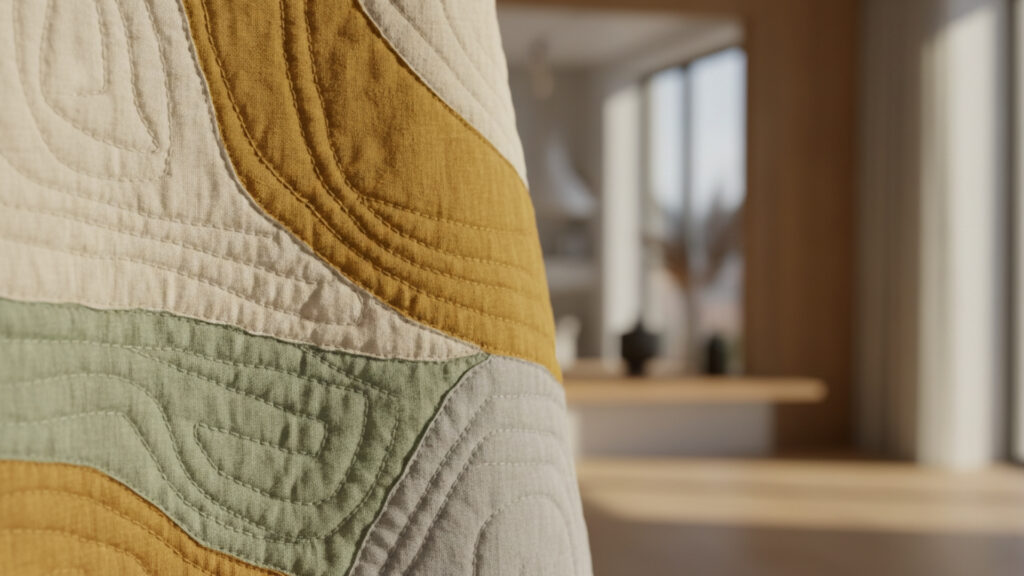 hand quilting techniques that enhance abstract quilt designs