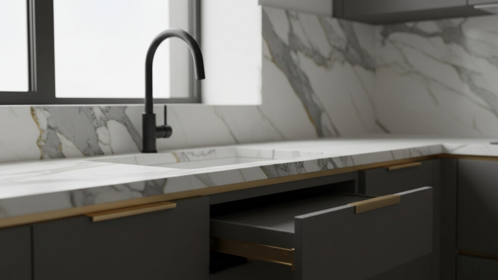 High-End Faucet with Sculptural Design