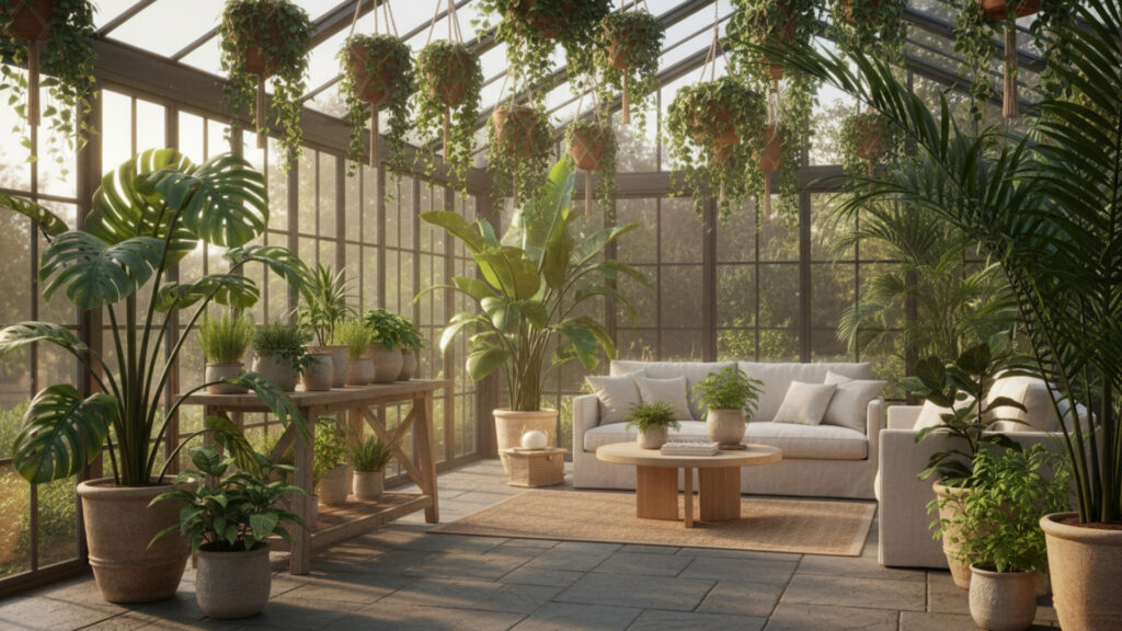 indoor plants to create a garden inspired feel
