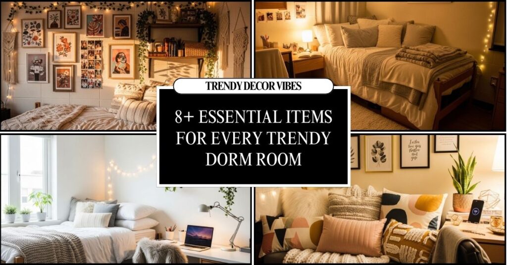 items for every trendy dorm room