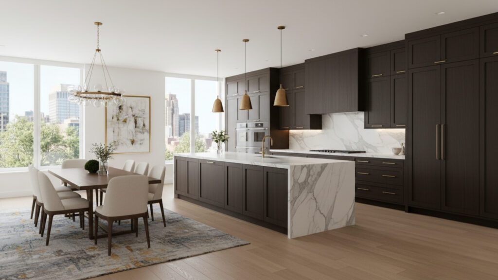 Kitchen and Dining Zones in Luxury House Plans