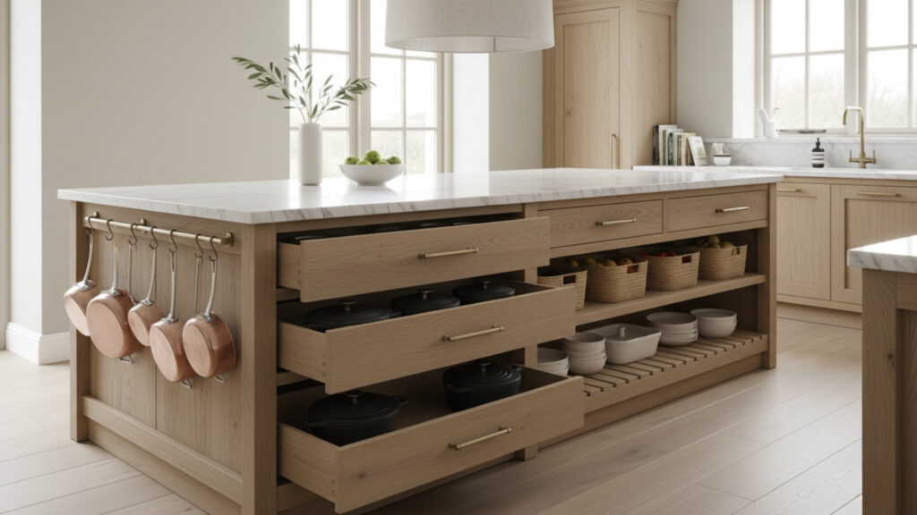 Kitchen Island Ideas for Smart Storage Solutions