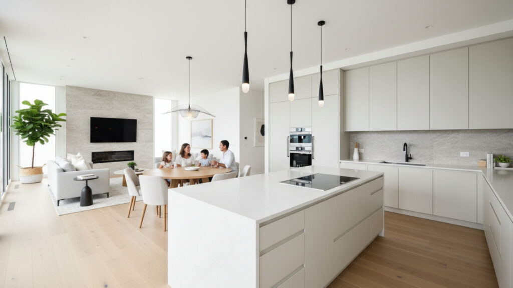 Kitchen Placement Strategies in Open Concept Floor Plans