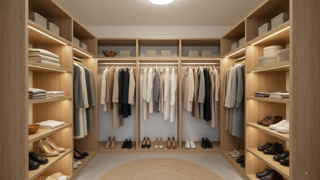 L-Shaped Layout for Compact Spaces