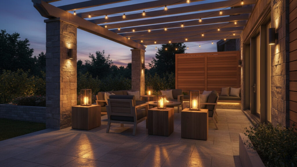 Layered Lighting for Cozy Evening Ambience