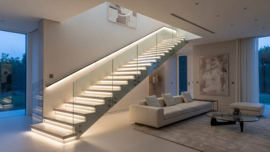 led step and stair lighting for safety and style