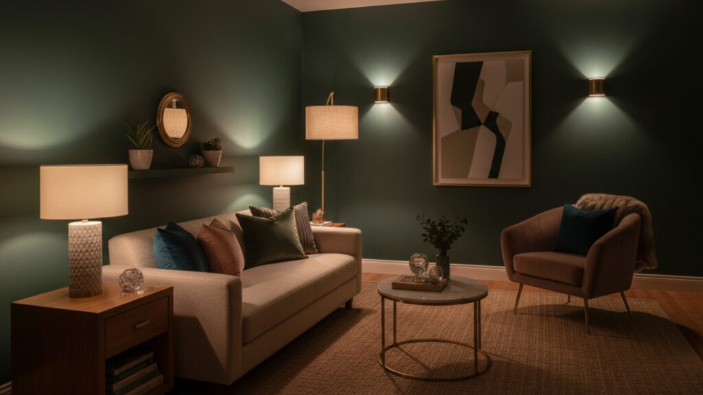 Lighting Ideas That Enhance a Stylish Woman's Cave