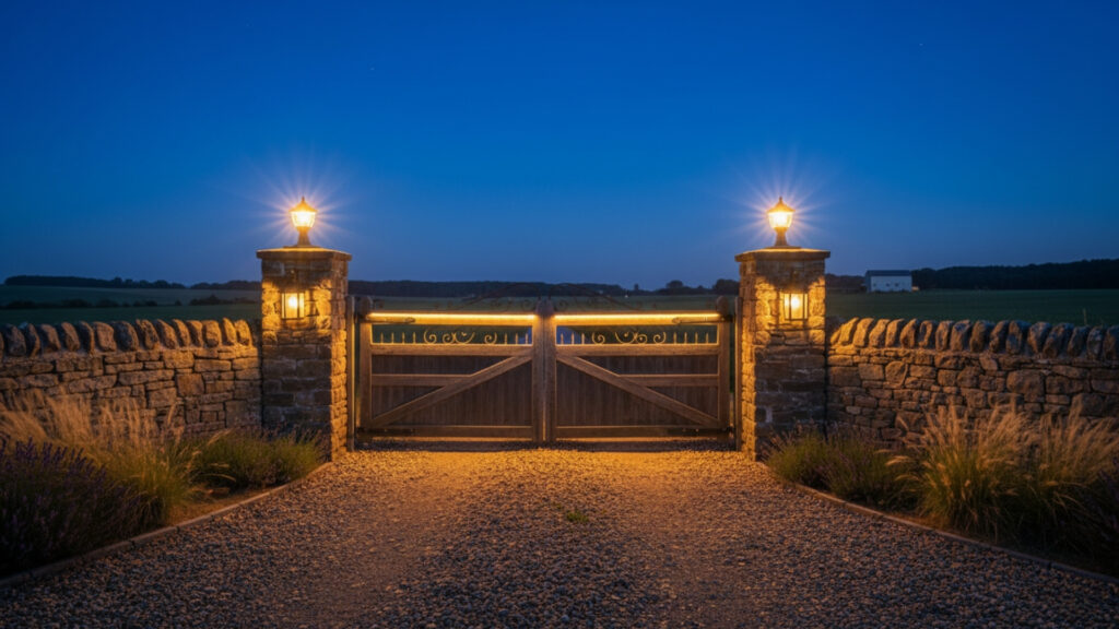 Lighting Solutions for Farm Gate Entrance Ideas