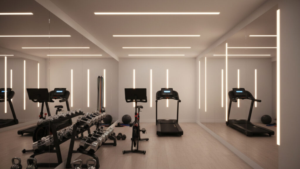Lighting Solutions That Enhance Home Gym Designs