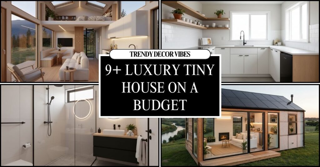 luxury tiny house on a budget
