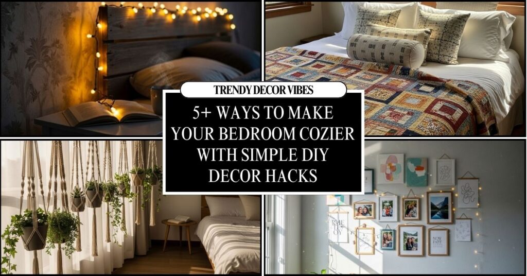 Make your bedroom cozier with simple DIY decor hacks