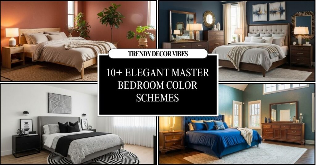 master bedroom color schemes